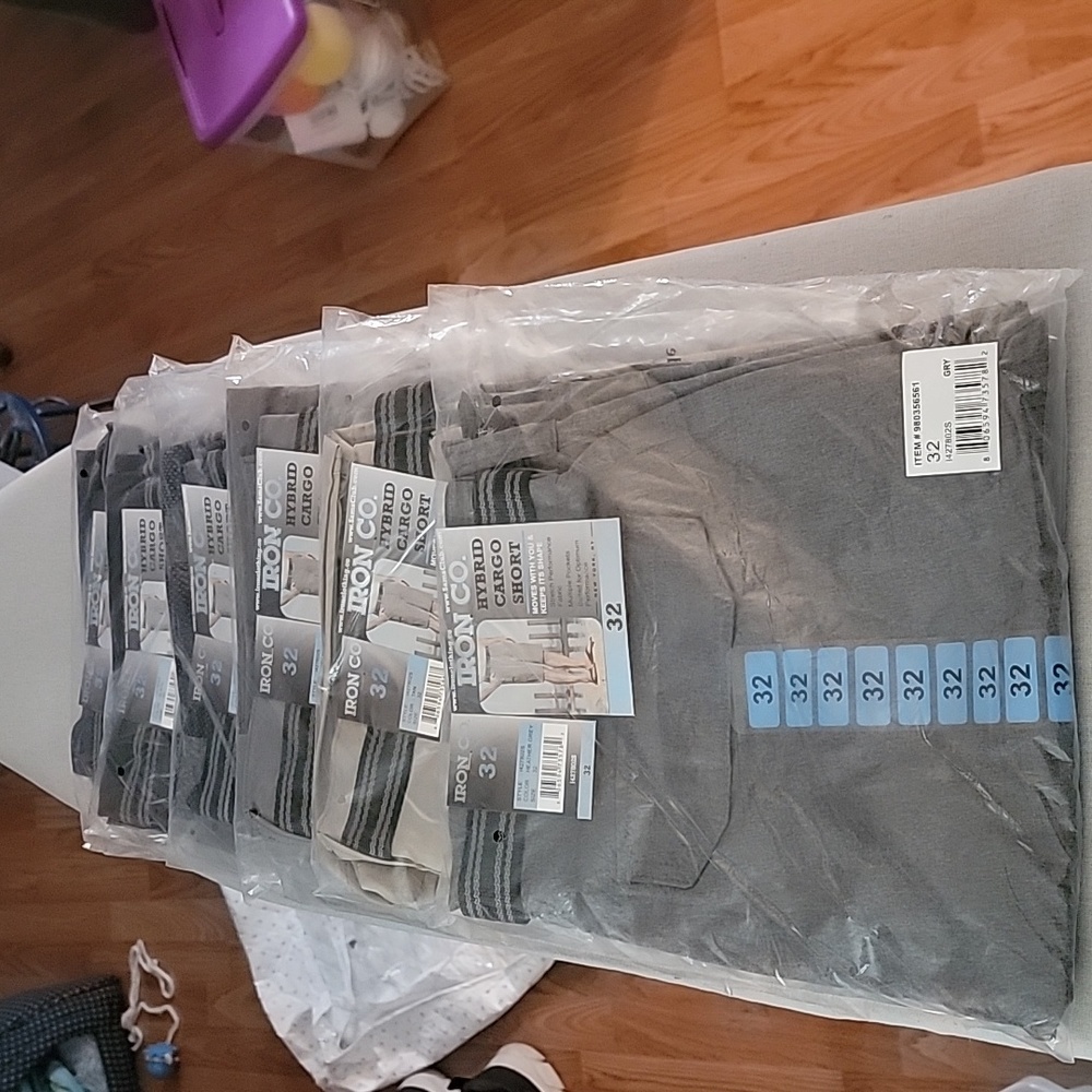 Iron Co. Belted Hybrid Cargo Shorts